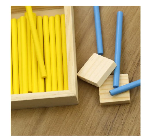 Детские деревянные развивающие игрушки, цифровая палочка Монтессори, обучающая помощь Монтессори, математическая игрушка для просвещения, подарок для ребенка