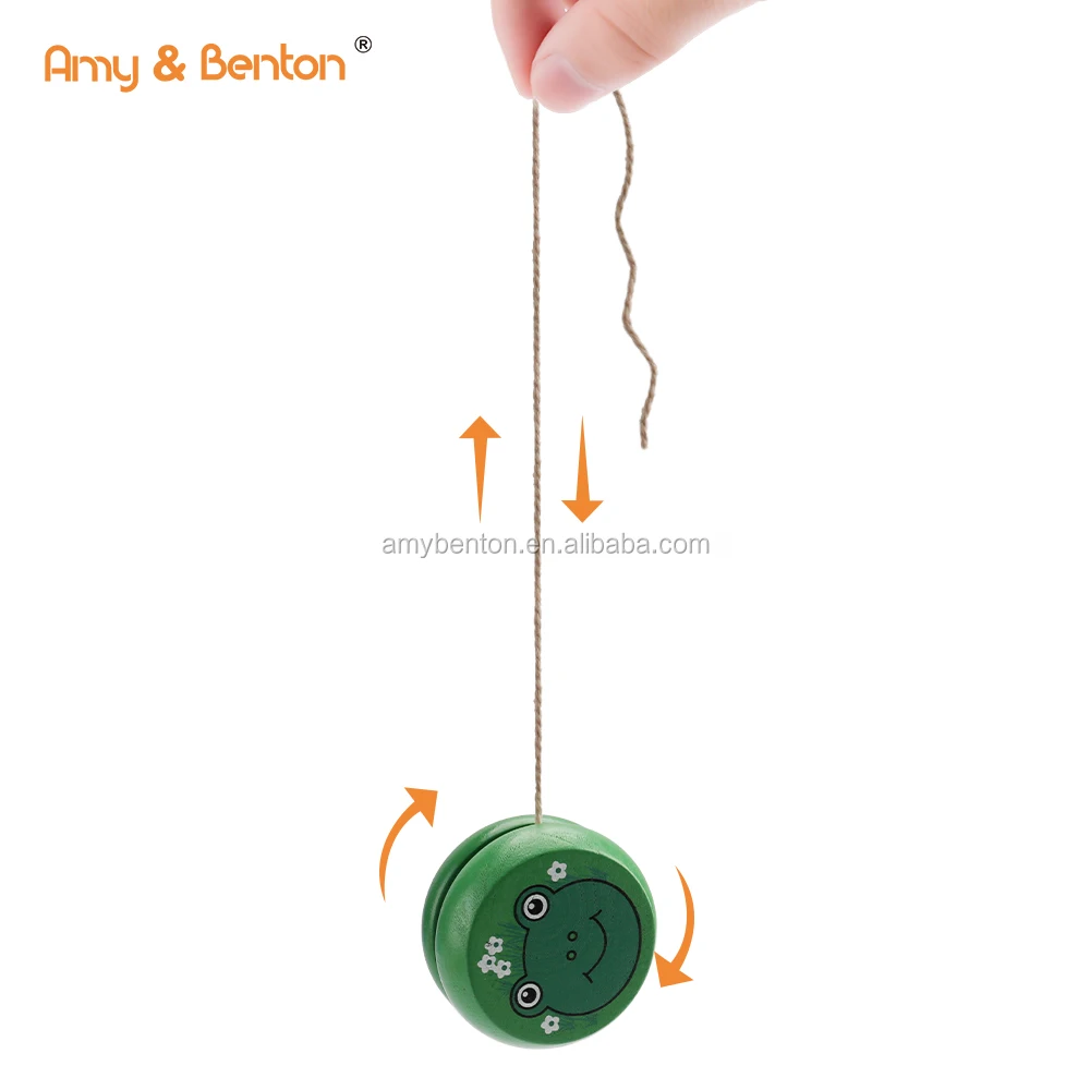 
 Сувениры для вечеринок развивающие игрушки Дерево гироскоп мультфильм в форме животных Деревянный йо от amybenton  