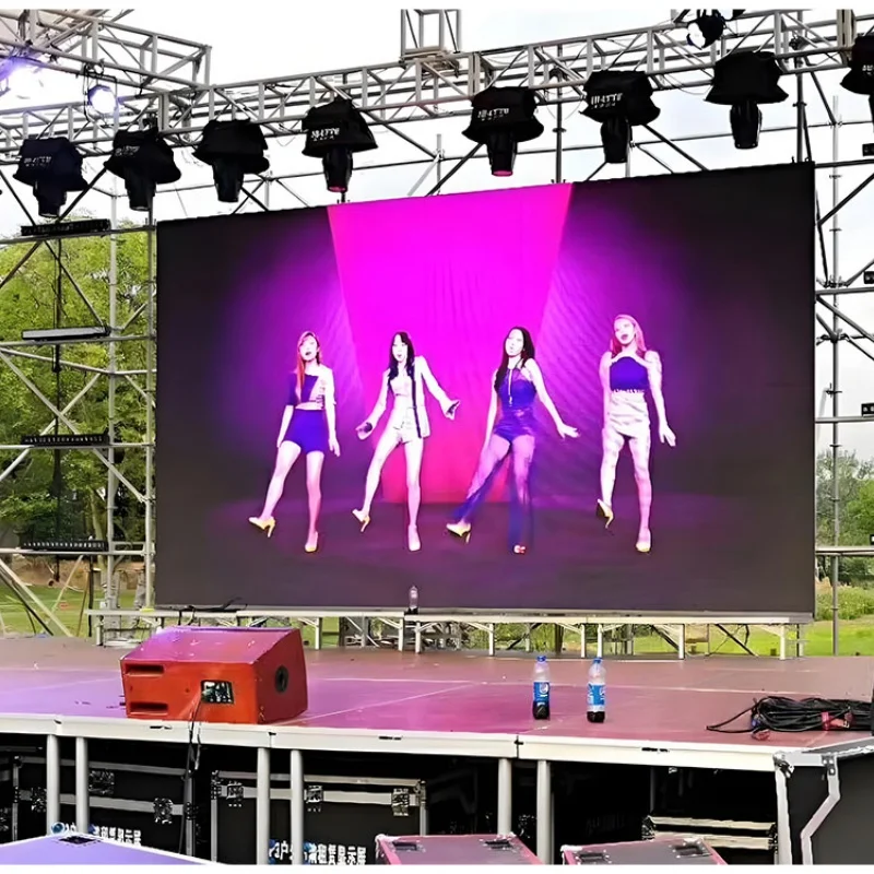 Giant HD Led Screen Xxxx Display Video HD P3.91P4.81 Outdoor Waterproof Concert Advertising Full Color HD Rental Screen