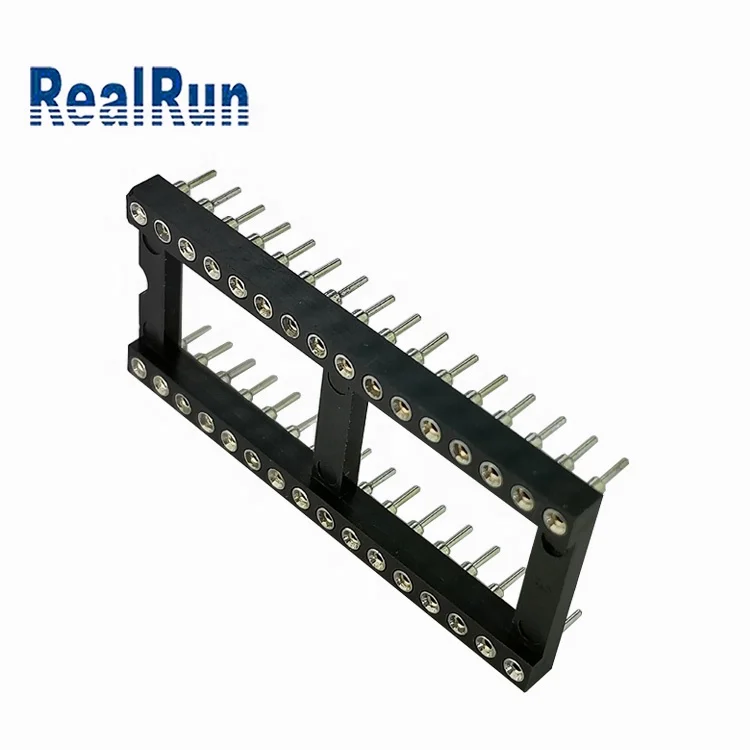 2.54mm 32 Pin IC Connector Socket DIP Chip Test Holder with 8/14/16/18/20/24/28/32/40 Pin DIP 2.54mm Spacing for ICs