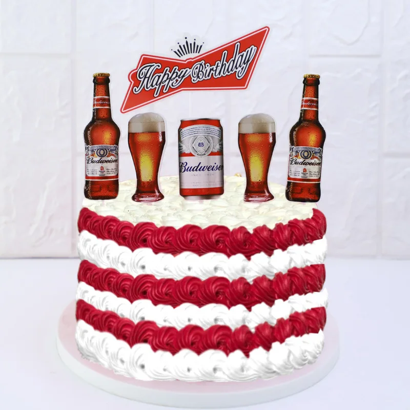 Decoration De Gateau Au Design Creatif Pour Gateau 1 Piece Accessoires D Ete Pour Decoration De Fete D Anniversaire Buy Gateau Topper Gateau Accessoires Biere Gateau Topper Product On Alibaba Com