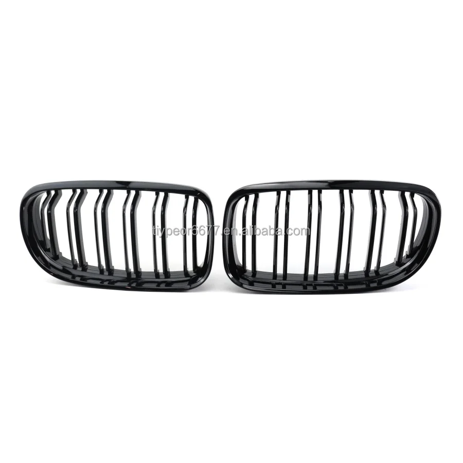 product tiypeor double slats gloss black kidney grille grill for bmw e90 e91 3 series 2009 2010 2011-3