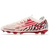 Long nail rice white red