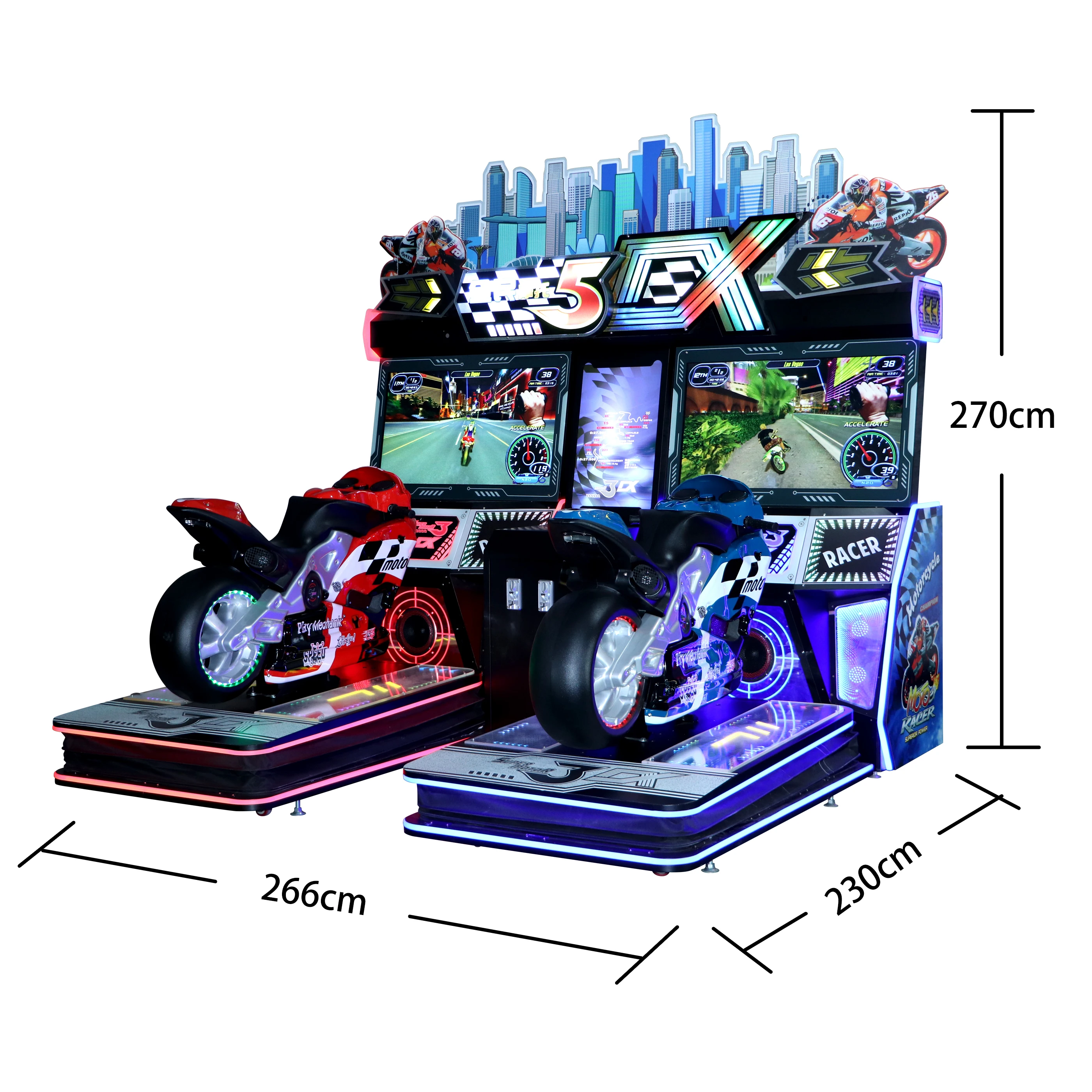 Wholesale Custom Coin Operated Simulator Racing Motorcycle Race