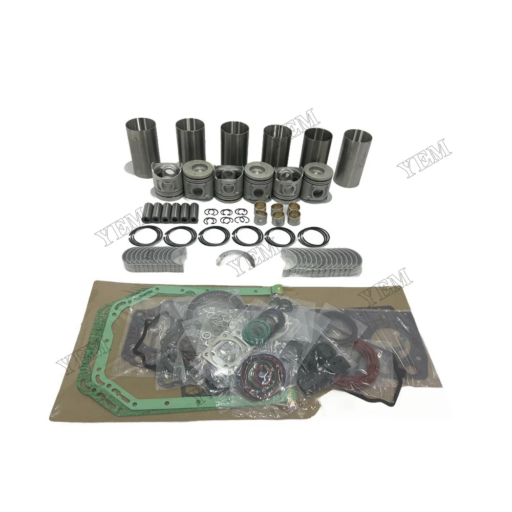 For Mitsubishi 6D34 Overhaul Kit With Bearing Set High Performance Engine Parts 6