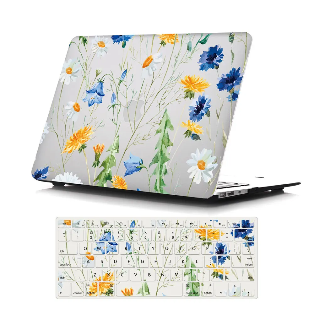 Colorful Painting Computer Cases For Macbook Air 13.3 with Touch Bar Hard Laptop Covers For Macbook 13.3 Pro 2020 Retina