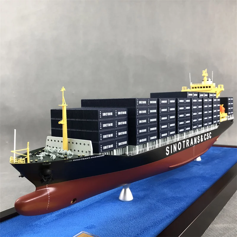 【A】O.A.S Customized 65cm Static Container Ship Model Factory Shipping Novelty Gift Model