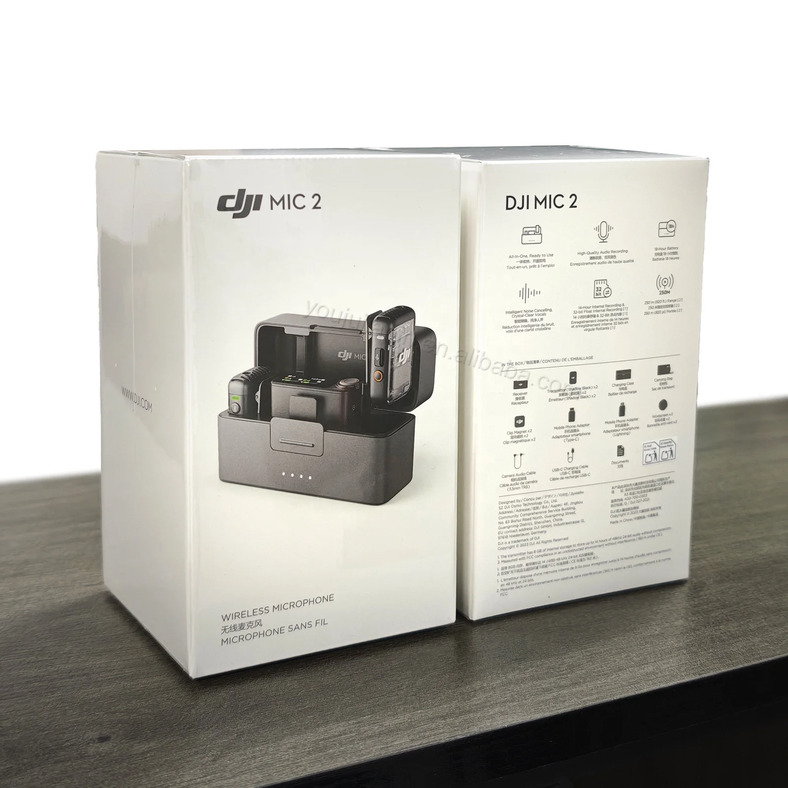 DJI Mic 2 (2 TX + 1 RX + 充電ケース) ワイヤレスマイク プロ仕様 