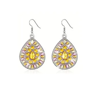 Hot Selling DIY Acrylic Earrings Full Of Diamond 5d Crafts Hand-made Material Package