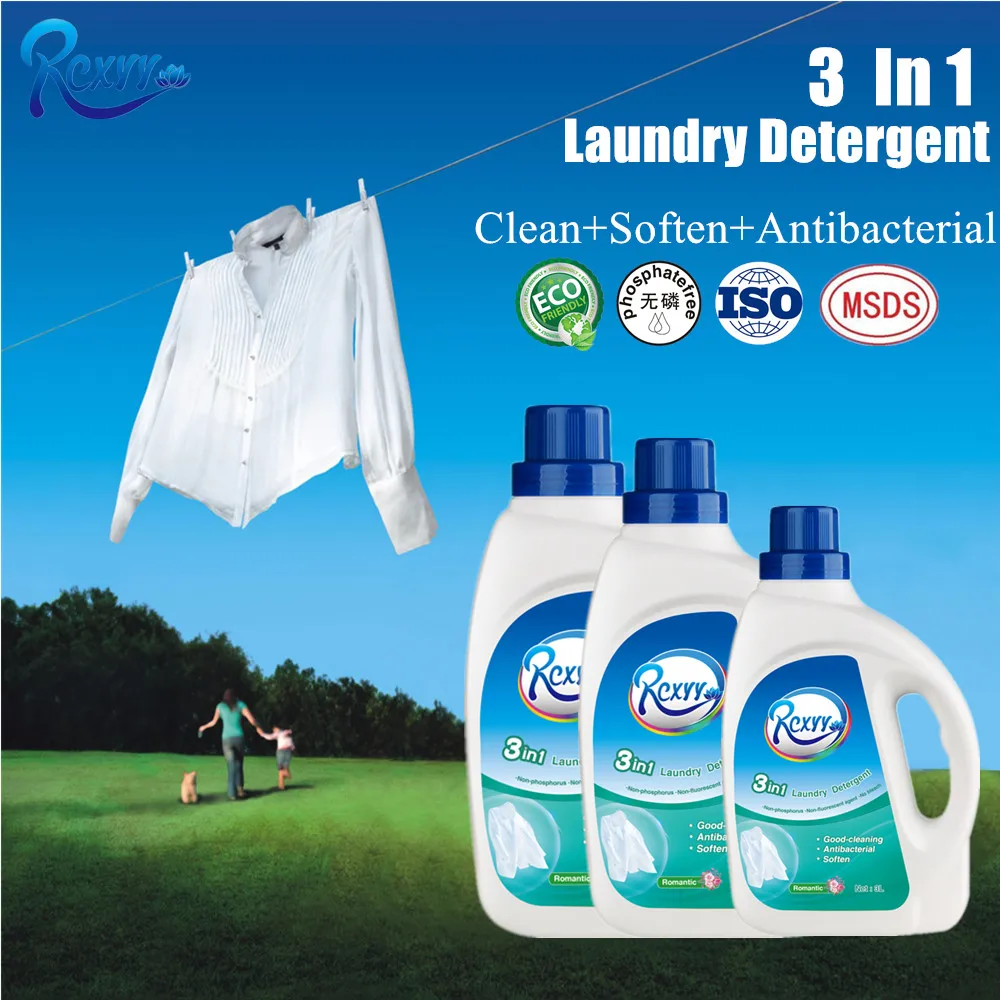 Detergent Factory Oem 3l Clothes Anti=bacterial Detergent Fabric