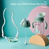 300ml Green + Sippy lid + Strap