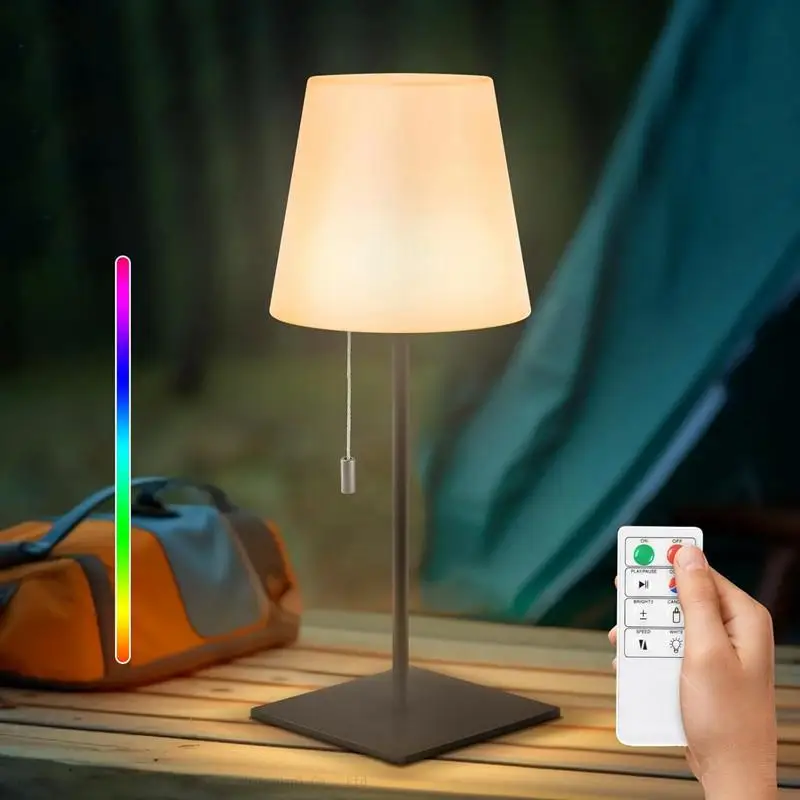 product rechargeable led table lamp bedside cable outdoor waterproof nightlight wireless table lamp restaurant table lamp-36