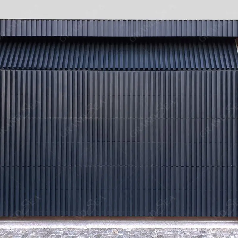 Infinity Flush Panel Smooth Aluminum Garage Door with Horizontal Modern Roll up Garage Doors Lowes