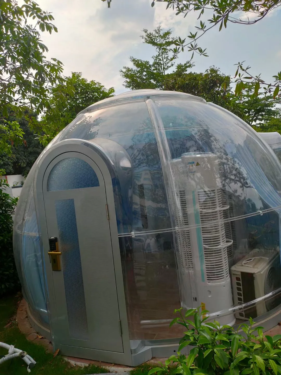 2022 Hot Product Geodesic Domes Igloo Tents Luxury Portable Planetarium Dome Tent Transparent PC Glamping House Tent
