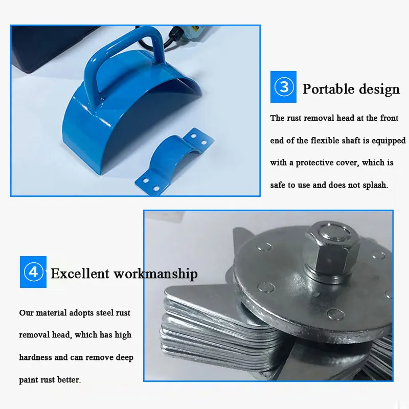 Marine Hand Push Deck Scaler Heavy Type Impa Code 591217 Electric Scaling Machine Kc50 For Deck