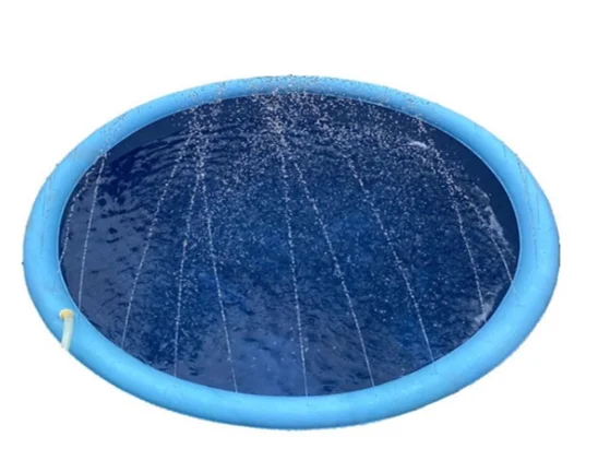 59' Foldable Dog Bath Pool Outdoor Thickened Durable Pet Summer Play Water  Mat Toys Splash Sprinkler Pad for Dogs Pig Animals - China Dog Bath Pool  Anti-Slip Durable Pet Splash Pad and