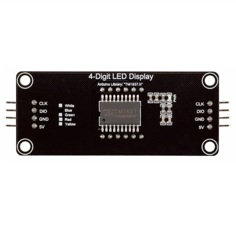 Produktbild von 4-stelliges 7-Segment LED Display Modul – 0,56 Zoll, TM1637, 5V, Grün, Für Uhren & Zeitanzeige, Arduino-kompatibel
