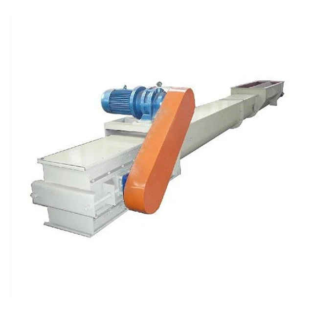 High Performance Large Capacity Enclosed Wood Chip Incline Scraper Chain Conveyor
