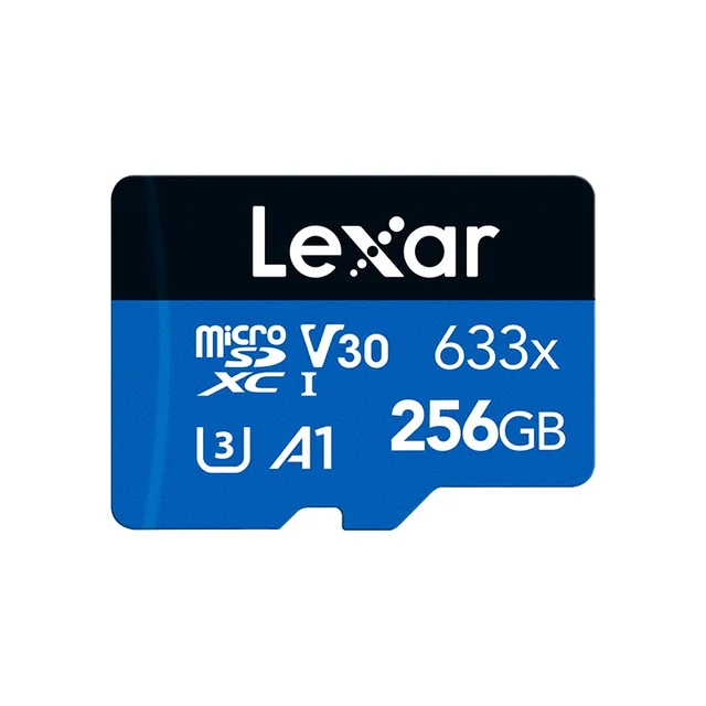 Lexar 64GB TF Micro Memory Card C10 U3 V30 A2 High Speed Memory Card Read Speed 100MB/s 633x