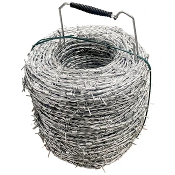 Cheap galvanized barbed wire fence farm fence 200mm 50m 3.5kg factory sales