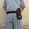 Bolsa de ostomía negra mejorada con cinturón
