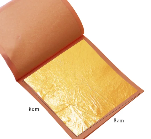 OEM Spa anti-wrinkle sheet paper mask 24k gold foil leaf