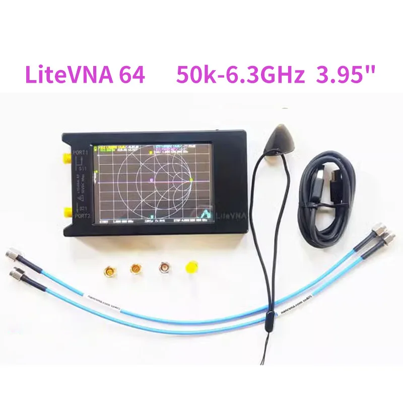 Analyseur De Réseau Vectoriel LiteVNA 50KHz-6.3GHz - Avec écran 2.8" - Neuf, Pour Antennes Et RF