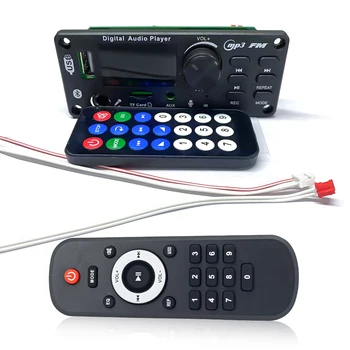 Scheda Decoder Bluetooth 12V MP3 WMA Con USB TF E Radio Per Auto, Universale