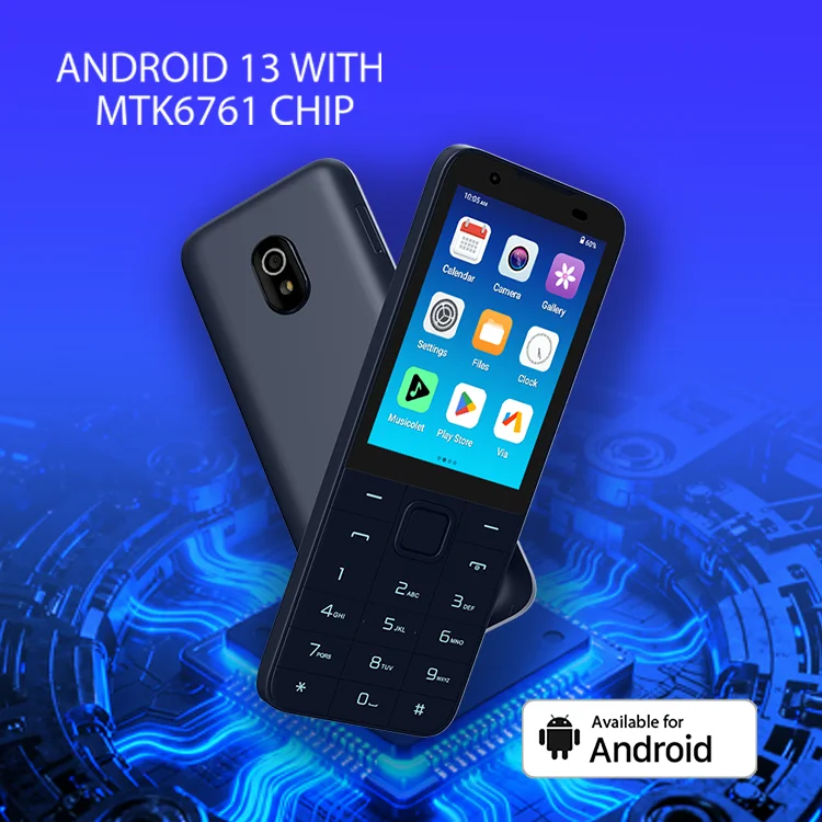 TIQ Mini M5s Black 64GB - Android Smart Phone with Dual SIM