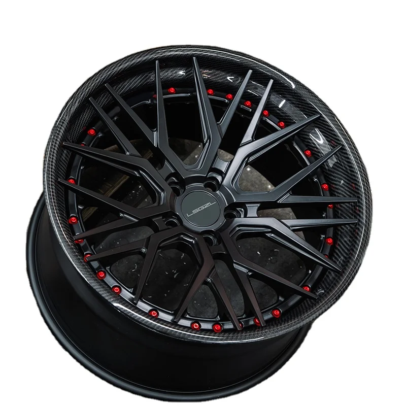 Custom Deep Dish Car Carbon Fiber Wheel For BMW Adui Urus C8 Wheel Rim 18 19 21 20 22 Inch