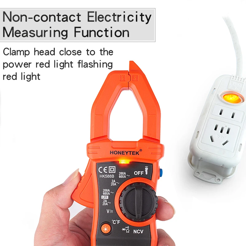Лучший мультиметр HK588B NCV диод тестер данных Детектор электрические тестеры и