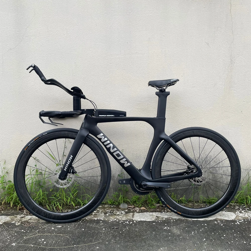 Winowsports Carbon TT Bicycle - 22 Speed Disc Brake Bike