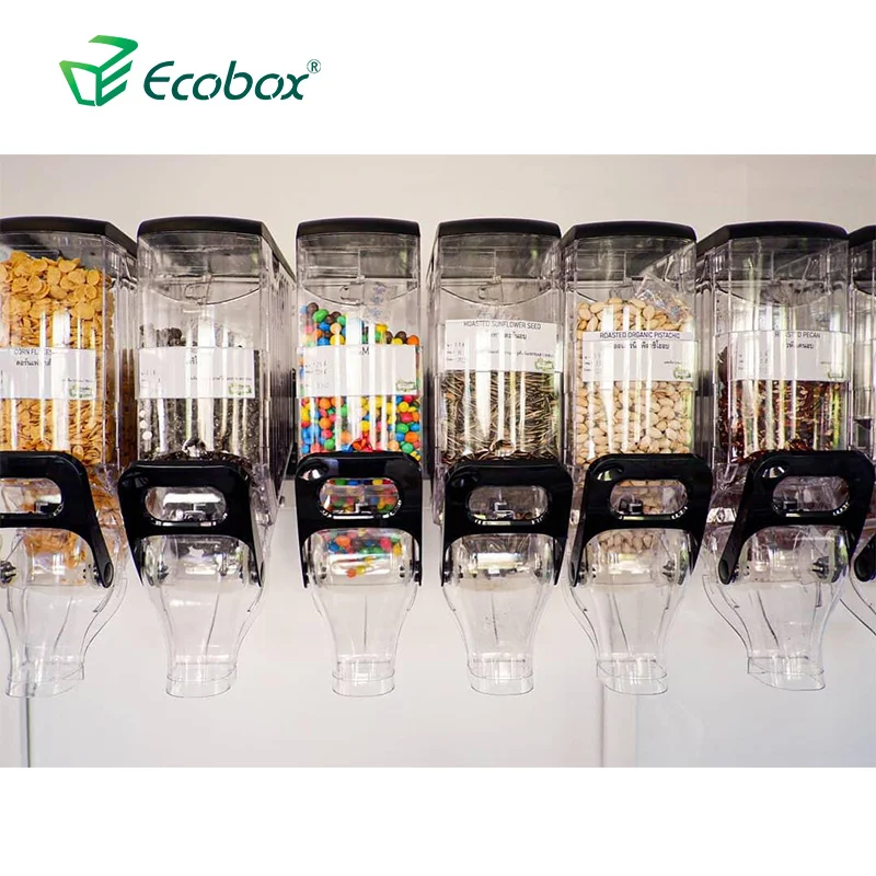 13 Liter Gravity Bin Snack Candy Dispenser Dry Food Dispenser for Distributors