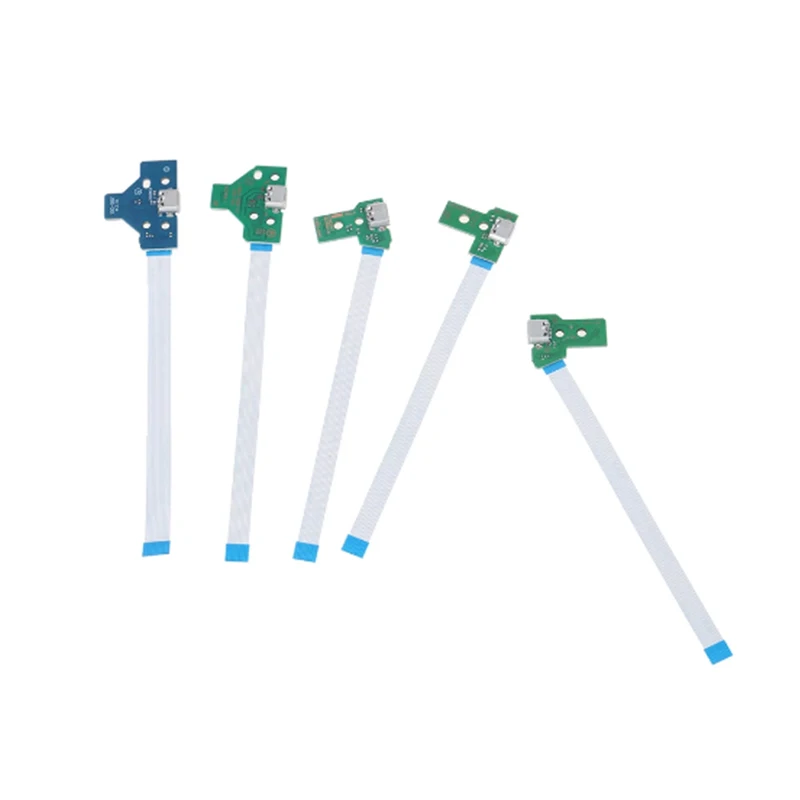 USB Charging Port Socket Circuit Board for 12 Pin JDS 011 030 040 055 14Pin 001 Connector for PS4 Controller