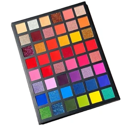 48 цветов Тени для век легко наносится макияж частный индивидуальный логотип палитра цветов для макияжа