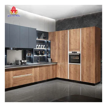 Luxury Custom Storage Modern Design Furniture Solid Wood Complete Set Kitchen Cabinets With Drawer
