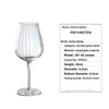 600ML-Striped Crystal Cup