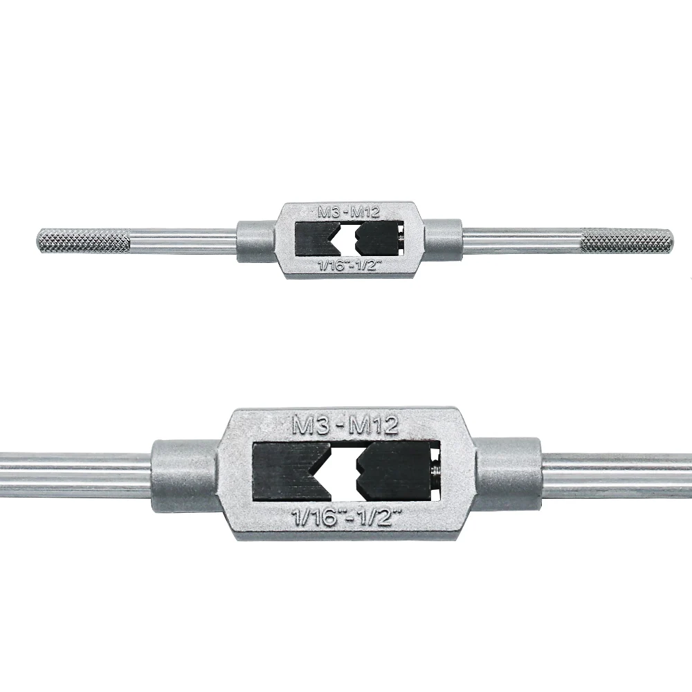 8個のネジタップホルダーねじメートル法プラグタップセットM3-M12調整