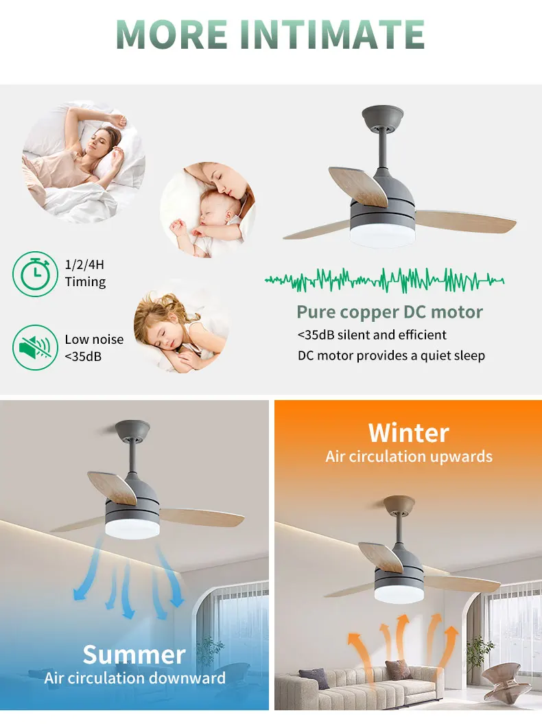 F8039 Plafondventilator Ceiling Fans Modern Ceiling Fan Lights