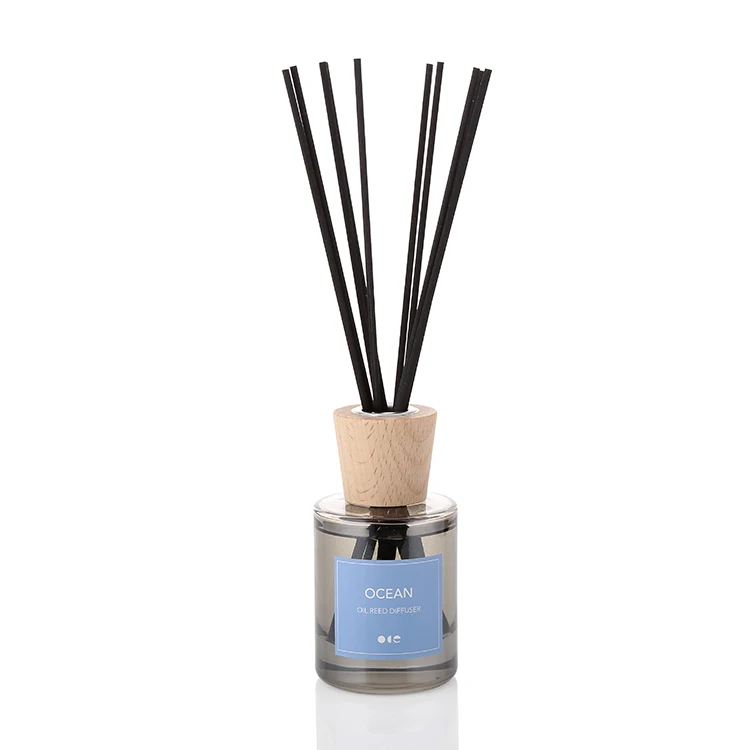 product natural rattan reed diffuser customizable fragrance eco friendly essential oil air freshener for office living room-2
