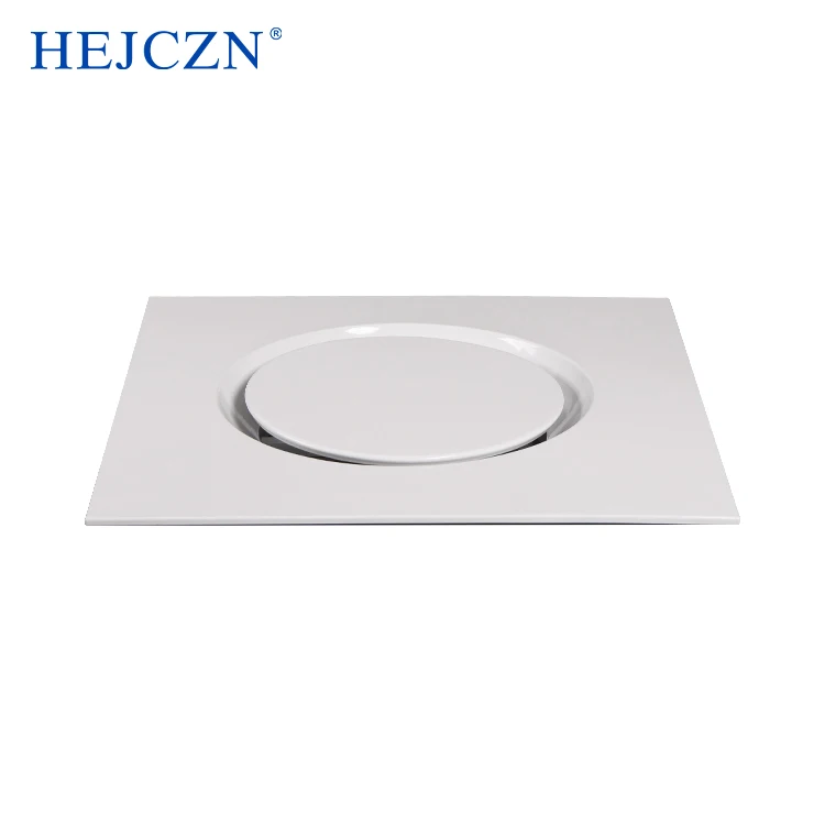 Wholesale Custom HVAC System Air Conditioning Round Air Return Grille Aluminum Material Round Nozzle Diffuser