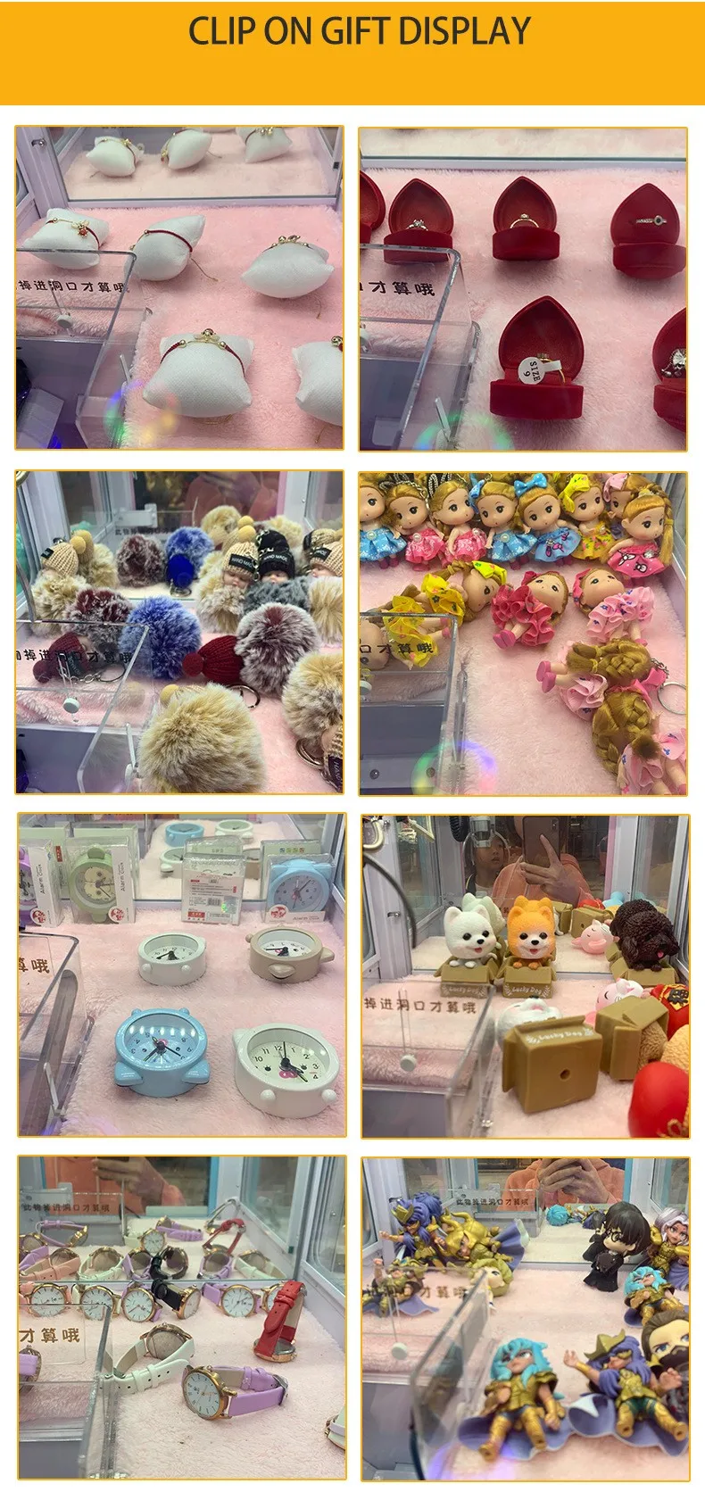 Doll Machine Coin Operated Game Machines Mini Plush Toy Claw Crane Machine