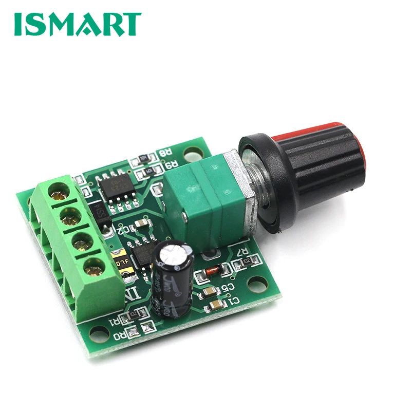 
 Регулятор скорости двигателя, 1,8 В, 3 в, 5 В, 6 в, 12 В, 2 А, ШИМ, контроллер скорости двигателя низкого напряжения, шим 0 ~ 100%, регулируемый модуль привода  