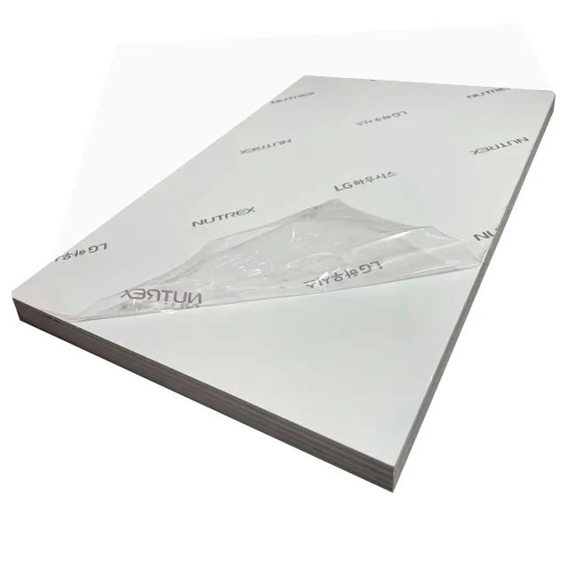 High Quality Plain Color Gloss and Supper Matte Korean Imported Pet Mdf Board for Furniture