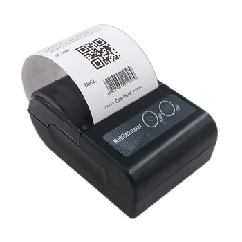 Portable Mini Size Printer Portable Blue tooth Thermal Receipt Printer 58 mm 2 inch Barcode Printing Mobile Printer