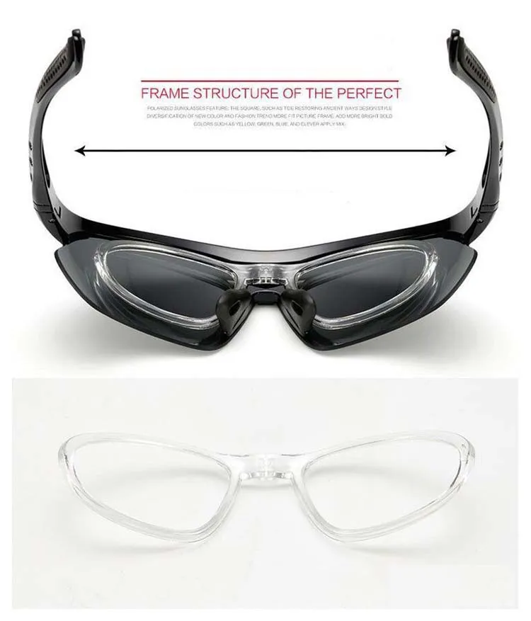 Polarized Sports Sunglasses For Men Driving Cycling Fishing Running Sun  Glasses - 8 - Standard