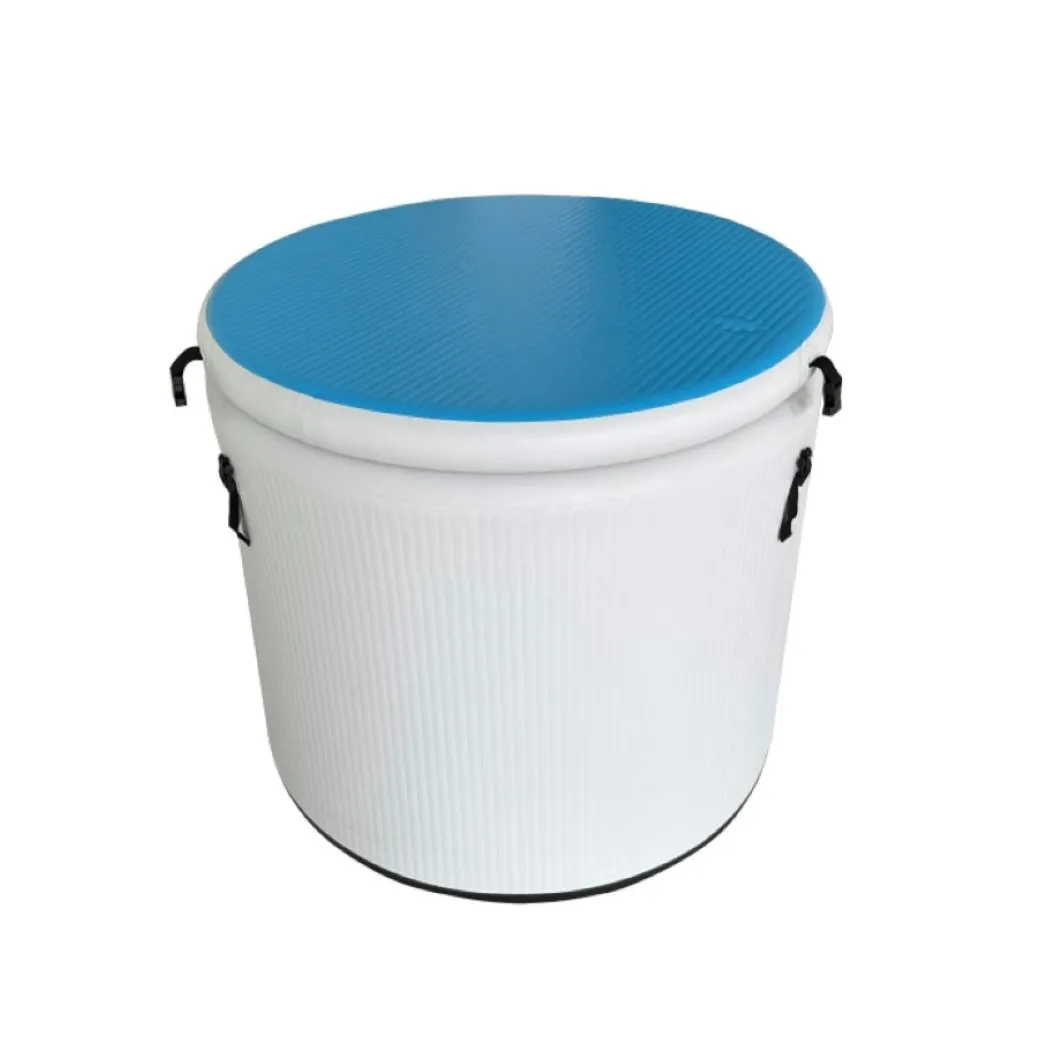 High Quality Sauna With Premium Ice Bath Chiller Drop Stitch Pvc Inflatable Cold Plunge