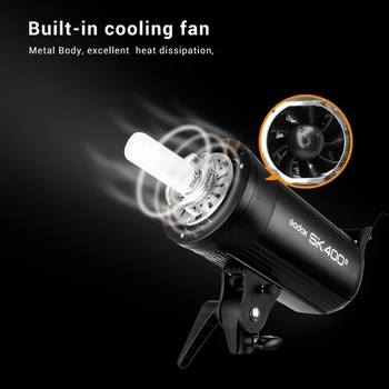 Flash Light for Photography 2.4G Wireless X System 150Ws Bowens Mount Studio Speedlight SK400II detail image