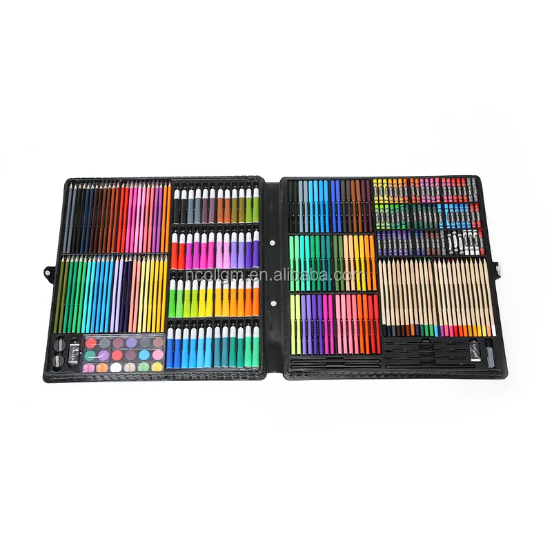 Хит продаж 2023 Набор для творчества и рисования из 258 элементов Deluxe начинающих художников студентов Рождественский