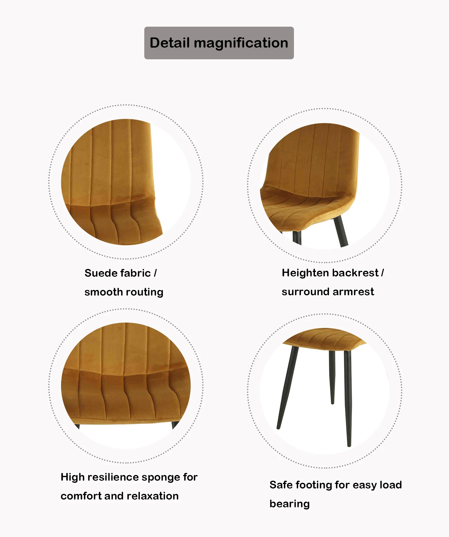Dining Chair Wholesale Gold Luxury Nordic Cheap Indoor Home Furniture